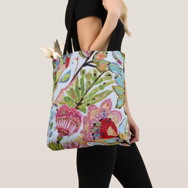 Bolsa Tote Aves de papel II (Close Up)
