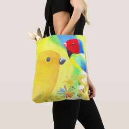 Bolsa Tote Aves Fantásticas
