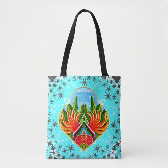Bolsa Tote Aves Havaianas do Paraíso (Frente)