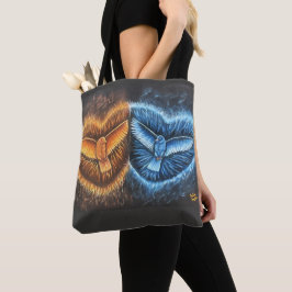 Bolsa Tote Aves Voando Juntas-