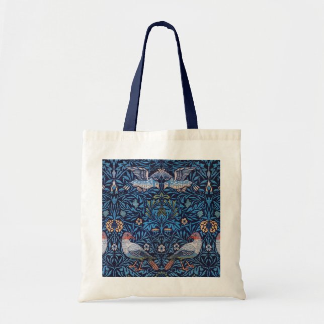 Bolsa Tote Aves, William Morris (Frente)