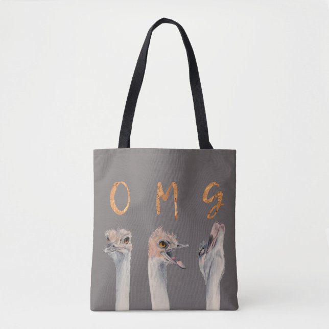 Bolsa Tote Avestruzes de OMG (Frente)