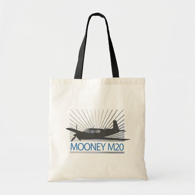 Bolsa Tote Aviação de Mooney M20 (Frente)