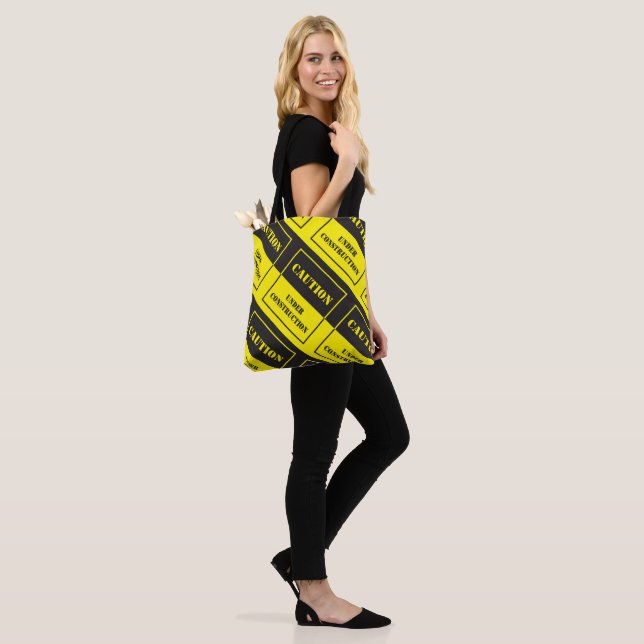 Bolsa Tote aviso em construção (No(a) Modelo)