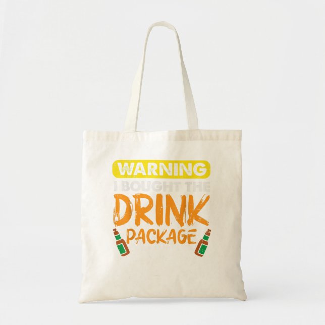 Bolsa Tote Aviso Eu Comprei Bebida Pacote Beer Cruise Beer Be (Frente)