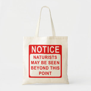 Bolsa Tote Aviso Naturista