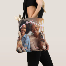 Bolsa Tote Avó do Cachorro do Primeiro Dia de as mães | Bolas