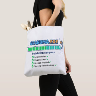 Bolsa Tote Avó.exe Presente Divertido para Avó