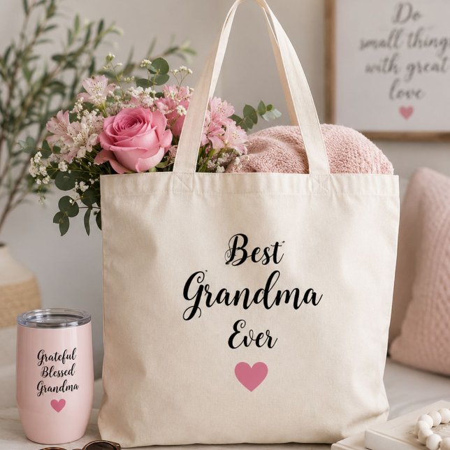 Bolsa Tote Avó Mais Querida Personalizada Nana Mimi Melhor de (Criador carregado)