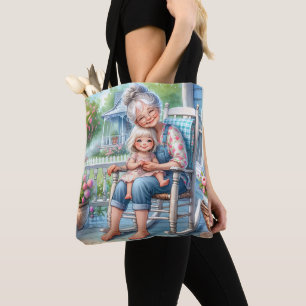 Bolsa Tote Avó Netos Abraço no Alpendre