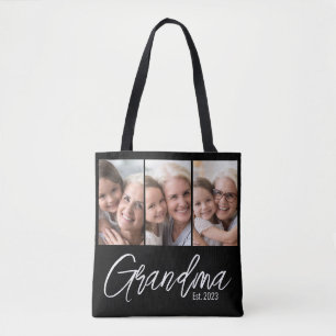 Bolsa Tote Avó Personalizável Estabelecida Ano 3 Foto