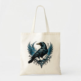Bolsa Tote Avó preto majestoso sentado em um ornamentado