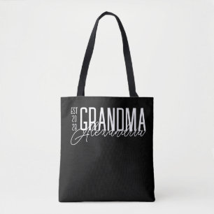 Bolsa Tote Avó Tipografia Moderna Preto e Branco