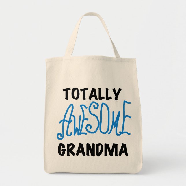Bolsa Tote Avó totalmente impressionante - camiseta e (Frente)