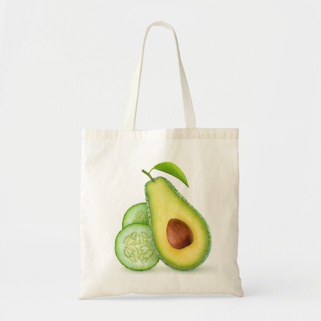 Bolsa Tote Avocado e pepino (Frente)