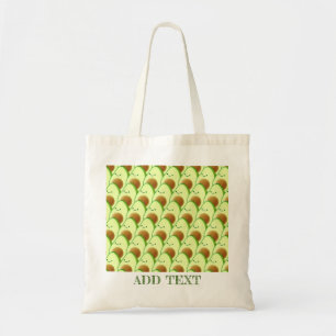 Bolsa Tote Avocado Verde Bastante Sobre O Nome Personalizado
