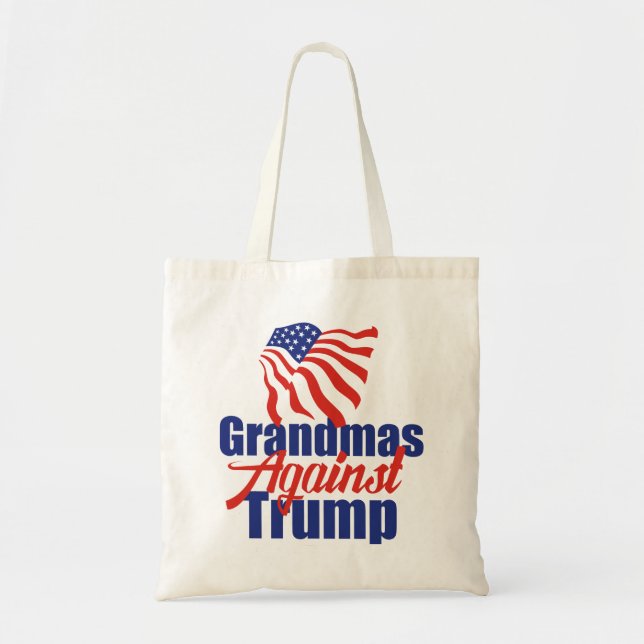 Bolsa Tote Avós Contra Trump Político (Frente)