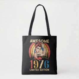Bolsa Tote Awesome Since 1976 50th Women's Birthday Vintage  