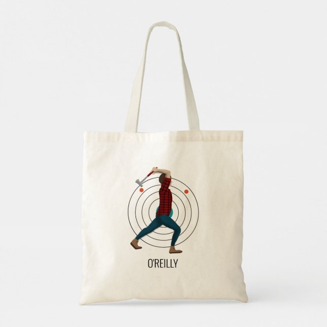 Bolsa Tote Ax Throwing (Verso)