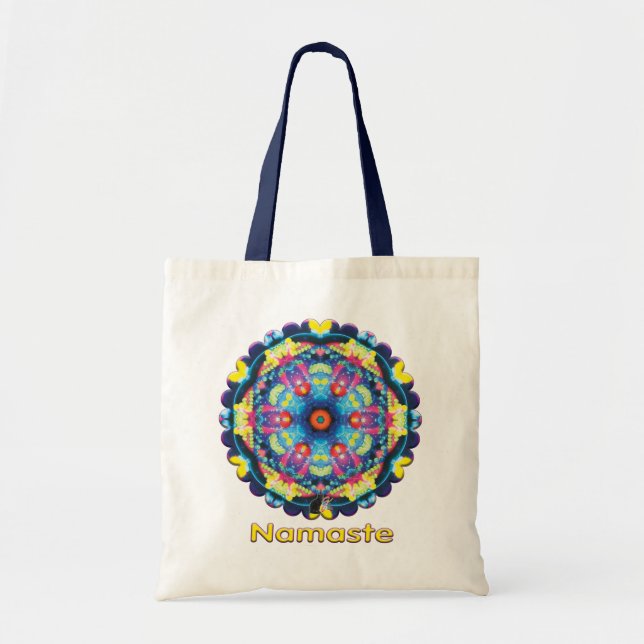 Bolsa Tote Axis Kaleidoscope Namaste (Frente)