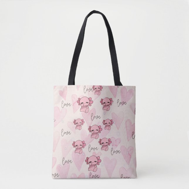 Bolsa Tote axolotl (Frente)