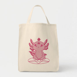 Bolsa Tote Axolotl Baphomet Pagan