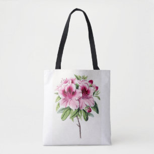 Bolsa Tote Azálea Rosa da The Floral Magazine (1861-1881)