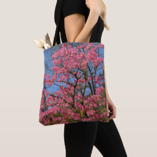 Bolsa Tote Azaleas cor-de-rosa bonito Floral
