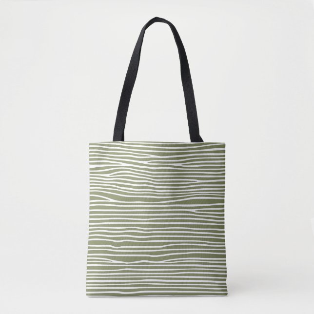 Bolsa Tote Azeite moderna com abstrato (Frente)