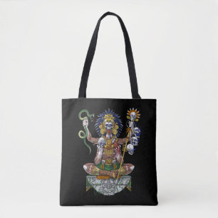 Bolsa Tote Aztec Warrior Shaman