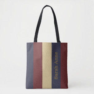 Bolsa Tote Azul branco vermelho referente à cultura