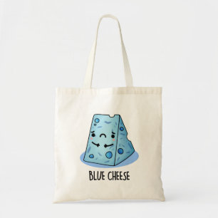 Bolsa Tote Azul Cheijo Engraçado Pun Triste