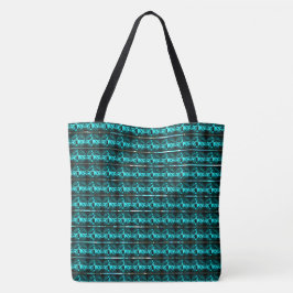Bolsa Tote Azul-claro diferente, diferentes faixas ou formas