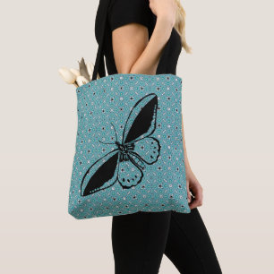 Bolsa Tote Azul da Borboleta 
