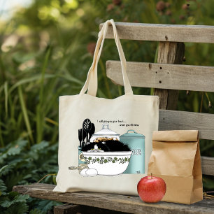 Bolsa Tote Azul de cozinha