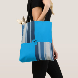 Bolsa Tote Azul distribuído personalizado
