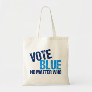 Bolsa Tote Azul do voto não importa quem partido Democrátic