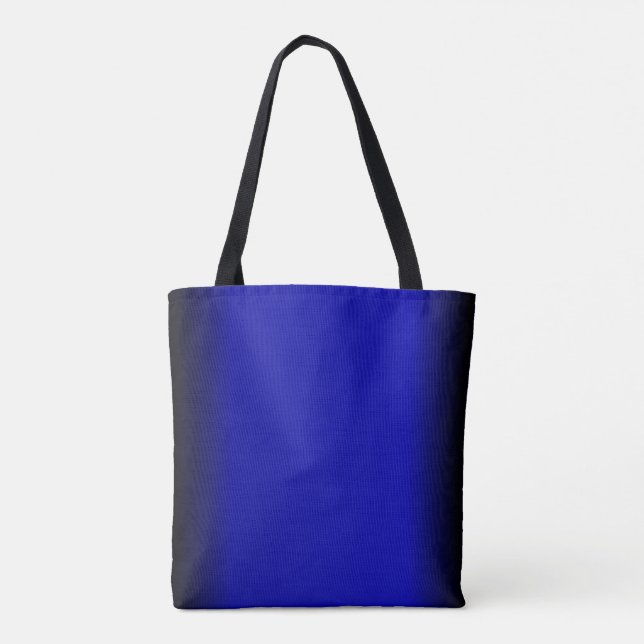 Bolsa Tote Azul Elétrico Sólido (Verso)
