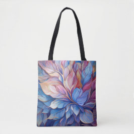Bolsa Tote Azul Floral