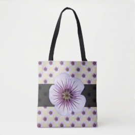 Bolsa Tote Azul floral botânico doce em alguma cor