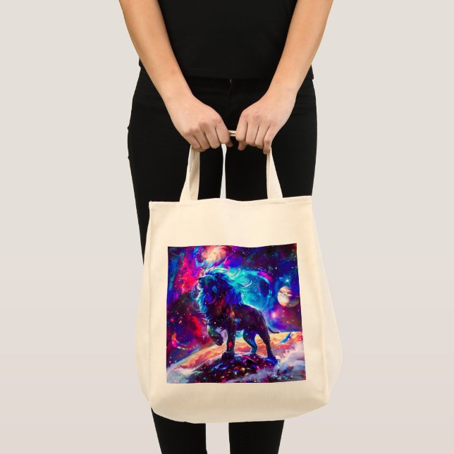Bolsa Tote Azul-ião-Galáxia (Frente (produto))