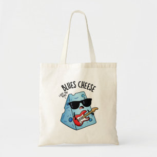 Bolsa Tote Azul Queijo Engraçado Comida