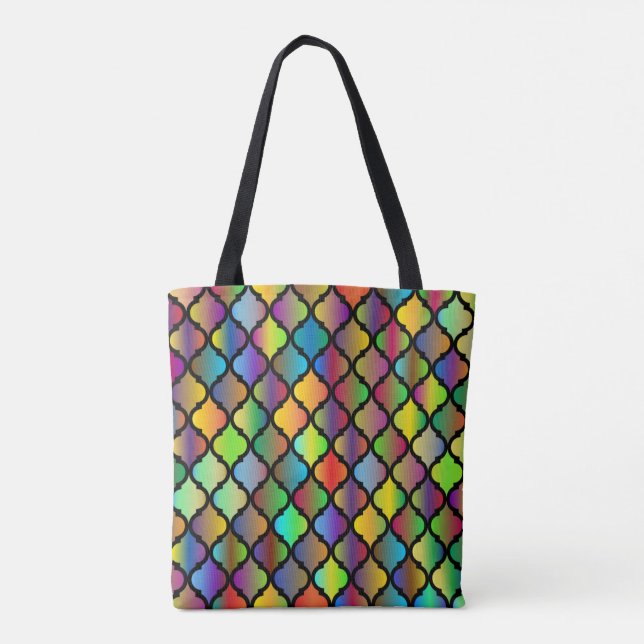 Bolsa Tote Azulejo colorido-53535 (Verso)