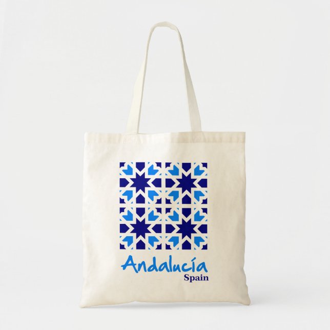Bolsa Tote Azulejos Andaluzes 6 (Frente)