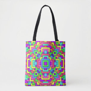 Bolsa Tote Azulejos coloridos