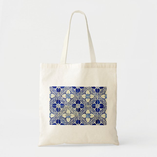 Bolsa Tote Azulejos, portuguese tiles (Frente)