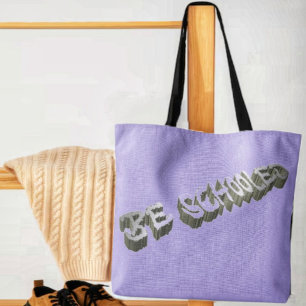 Bolsa Tote B Cinza Escolhida - Wht