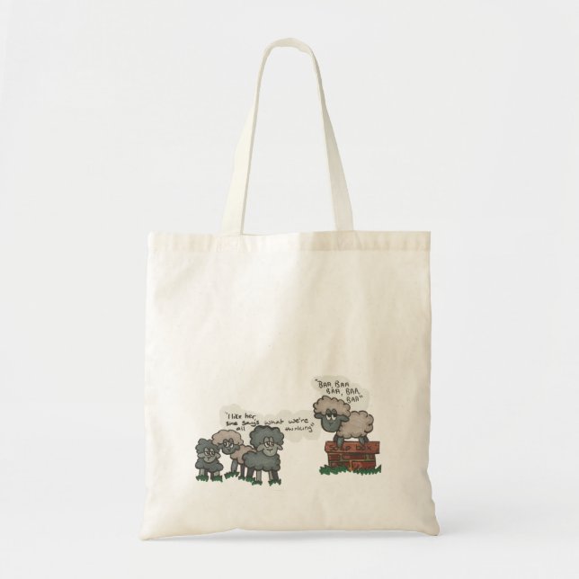 Bolsa Tote Baa, Baa, Baa (Frente)