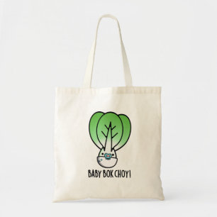 Bolsa Tote Baby Bok Choy Engraçado Veggie Pun