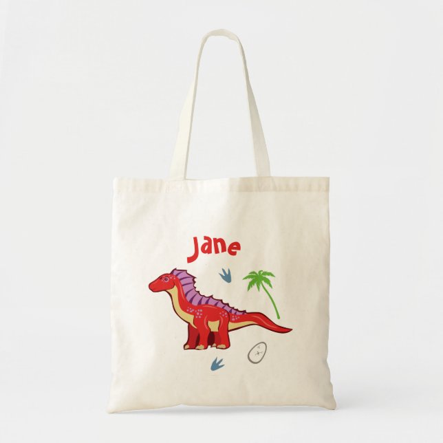 Bolsa Tote Baby Dinosaur Amargasaurus (Frente)